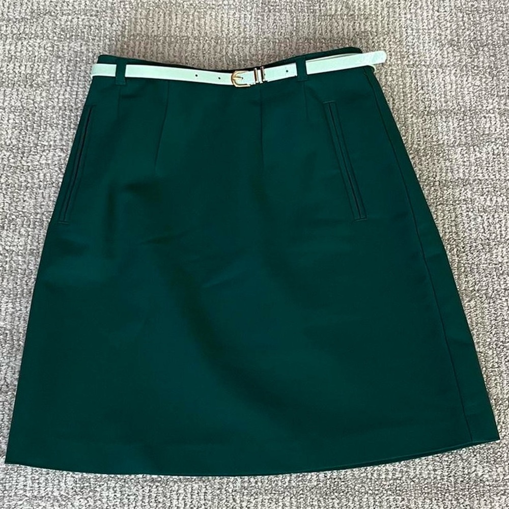 Green pencil skirt